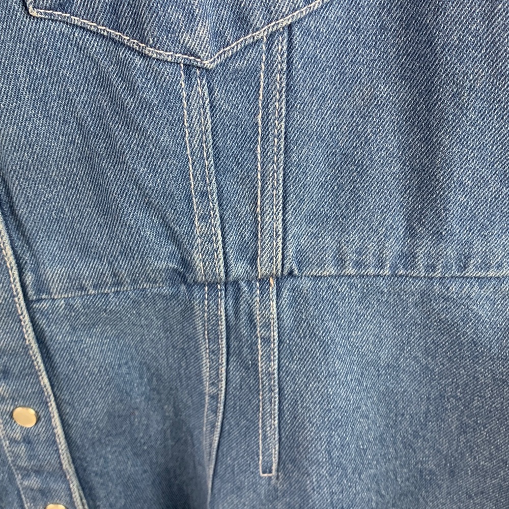 ASOS Design Curve Denim Structured Shirt Dress In Blue NEW! - Picture 5 of 9